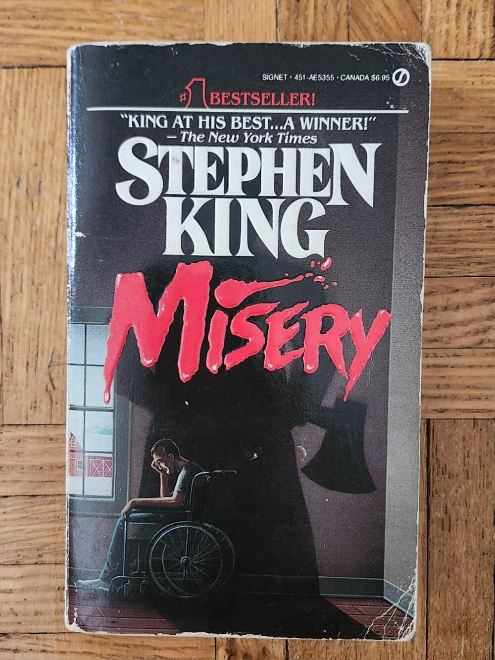 Misery by Stephen King Paperback 1988 Romance Insert